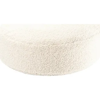 Sedací pytel wigiwama Sedací vak (taburet) pro děti kulatý - plyš barva: krémová