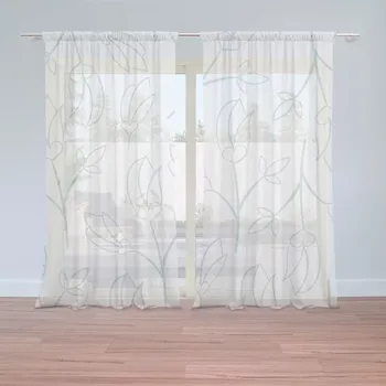 Záclona Záclony Poupátka: 2 ks - 150x250 cm - Sablio