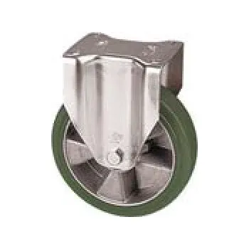 Pojezdové kolečko ZZK 125C/FM Pevné kolo se zelenou polyuretanovou obručí 0240388