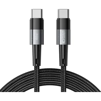 Datový kabel Tech-Protect Kabel USB-C to USB-C - Tech-Protect, Ultraboost PD60W/3A Black 200cm