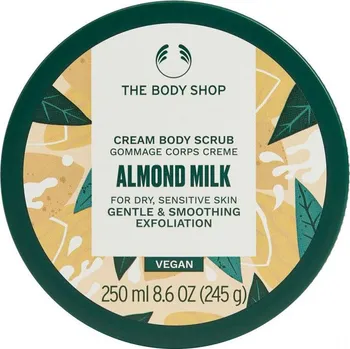 Tělový peeling The Body Shop Tělový peeling pro suchou a citlivou pokožku Almond Milk (Body Scrub) 250 ml + 2 měsíce na vrácení zboží