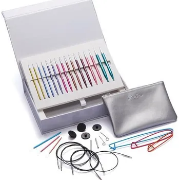 Nástroj na niť a příze Sada výměnné kruhové jehlice KnitPro Zing Melodies of life
