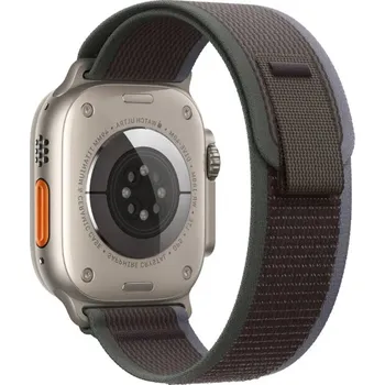 MůjMiBand.cz Trailový nylonový tah řemínek pro Apple Watch 42mm/44mm/45mm/46mm/49mm Barva: černá