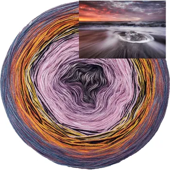 Příze Duhové klubko Island Hmotnost: 200 g