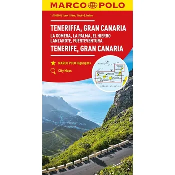 MARCO POLO Karte Teneriffa, Gran Canaria 1:150 000