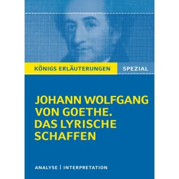 Německý jazyk Johann Wolfgang von Goethe 'Das lyrische Schaffen' - Bernhardt, Rüdiger