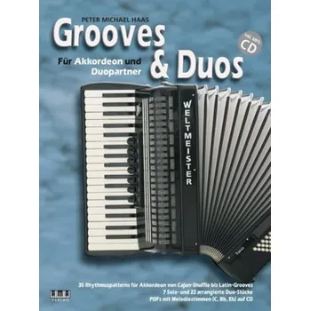Grooves & Duos, für Akkordeon und Duopartner, m. MP3-CD - Haas, Peter M.