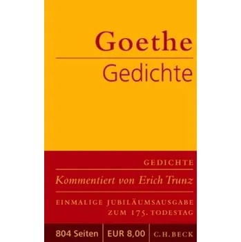 Gedichte, Jubiläumsausgabe - Goethe, Johann W. von