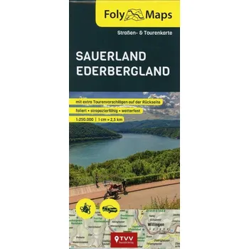 FolyMaps Sauerland Ederbergland 1:250 000