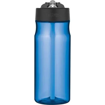 Láhev Thermos Hydratační láhev s brčkem 530 ml Světle modrá