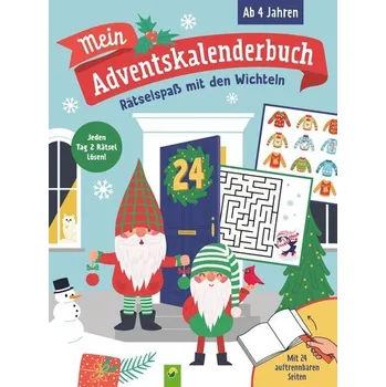 První čtění Mein Adventskalenderbuch Rätselspaß mit den Wichteln - Schwager & Steinlein Verlag