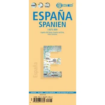 Borch Map Spanien. Espana. Spain
