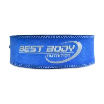 Opasek na cvičení Best Body nutrition - Opasek powerlifting modrý - velikost M