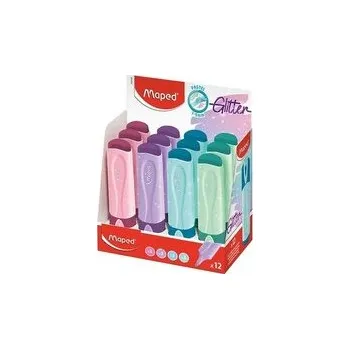 Zakreślacz Fluo Peps pastel/brokat mix (12szt)