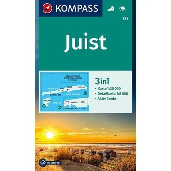 KOMPASS Wanderkarte Insel Juist 1:20 000 - KOMPASS-Karten GmbH