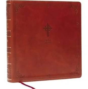 Populárně naučná literatura pro dospělé NABRE XL, Catholic Edition, Leathersoft, Brown, Comfort Print - Catholic Bible Press
