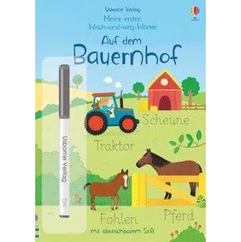 První čtění Meine ersten Wisch-und-weg-Wörter: Auf dem Bauernhof - Brooks, Felicity