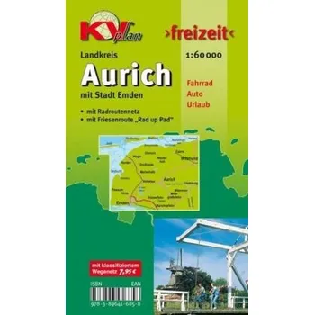 KVplan Freizeit Landkreis Aurich mit Stadt Emden