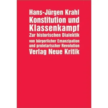 Německý jazyk Konstitution und Klassenkampf - Krahl, Hans-Jürgen