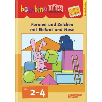 Předškolní výuka Formen und Zeichen mit Elefant und Hase, basales Training - Streich, Friedrich
