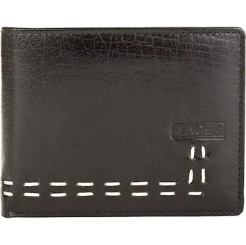 Módní doplněk Pánská peněženka LAGEN kožená LM-7617 černá BLK