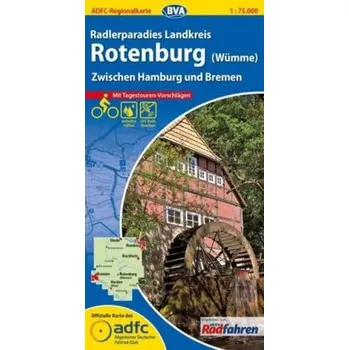 ADFC Regionalkarte Radlerparadies Landkreis Rotenburg (Wümme)