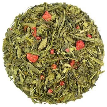 Čaj Ginkgo-Jahoda - zelený aromatizovaný čaj, balení 250 g