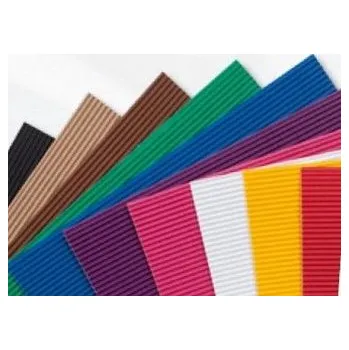 Set školních potřeb Tektura falista kolorowa 25x35cm 10 arkuszy