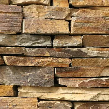 Obklad Přírodní obklad RUSTY SLATE GAVER METAL MESH BACK břidlice 55 x 20 cm