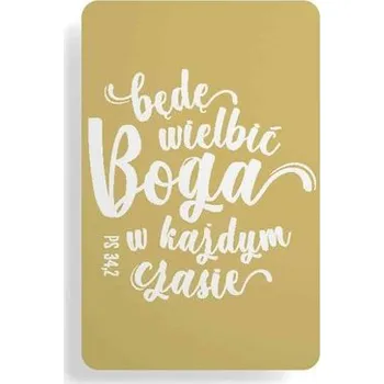 Set školních potřeb Magnes na lodówkę - Będę wielbić Boga w każdym