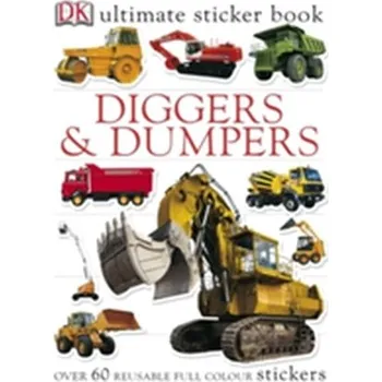 Kniha Diggers & Dumpers Ultimate Sticker Book - DK