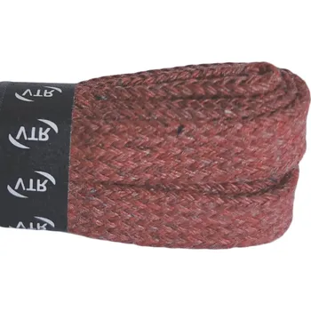 Tkaničky do bot DENIMOVÉ tkaničky ploché červené, délka 100 cm