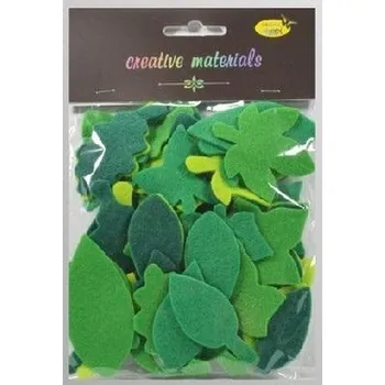 Set školních potřeb Listki z filcu tonacja zielona