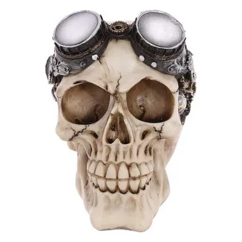 Dekorace Lebka ve stylu Steam Punk