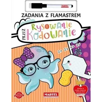 Hlavolam Zadania z flamastrem. Rysowanie przez kodowanie - praca zbiorowa