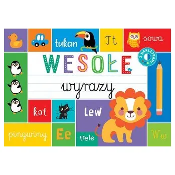 První čtění Wesołe wyrazy. Blok z tekturą - opracowanie zbiorowe