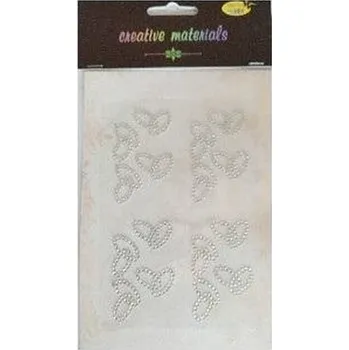 Set školních potřeb Obrączki akrylowe 16szt srebrne