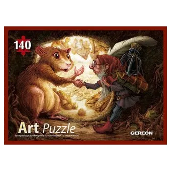 Puzzle Puzzle 140 elementów - Spotkanie chomika
