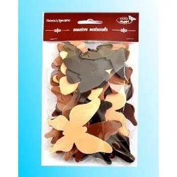 Set školních potřeb Motyle tonacja brązowa 52szt