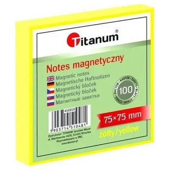 Notes elektorstatyczny 75x75mm 100K żółty