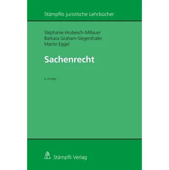 Sachenrecht - Hrubesch-Millauer, Stephanie