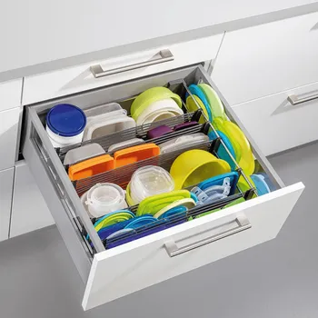 Příborník do zásuvky Kesseböhmer Organizér do zásuvky SPACEFLEXX 450 mm