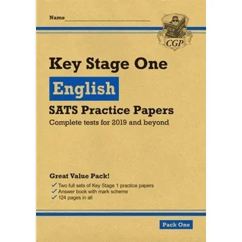 Anglický jazyk New KS1 English SATS Practice Papers: Pack 1 (for the tests in 2019) - CGP Books