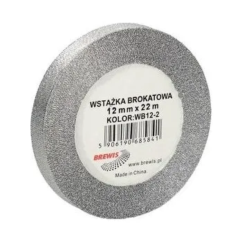 Set školních potřeb Wstążka brokatowa srebrna 12mmx22m