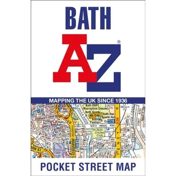 Populárně naučná literatura pro dospělé Bath A-Z Pocket Street Map - Heron Maps