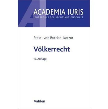 Völkerrecht - Stein, Torsten [DE] (2023, Brožovaná, Vahlen Franz GmbH)