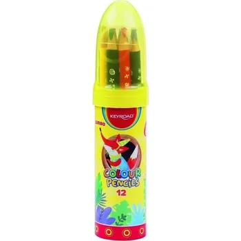 Set školních potřeb Kredki jumbo tróijątne 12szt