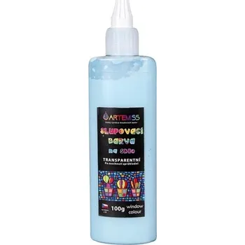 Výtvarná barva ARTEMISS Slupovací barva transparentní 100g, světlá tyrkysová