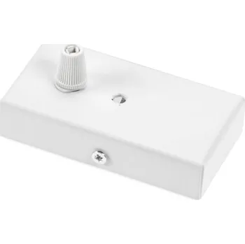 Stropní krytka baldychýn pro připojení napájecího kabelu pro svítidla ALLD, bílá