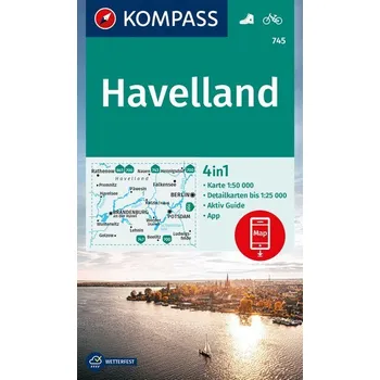 KOMPASS Wanderkarte 745 Havelland 25T